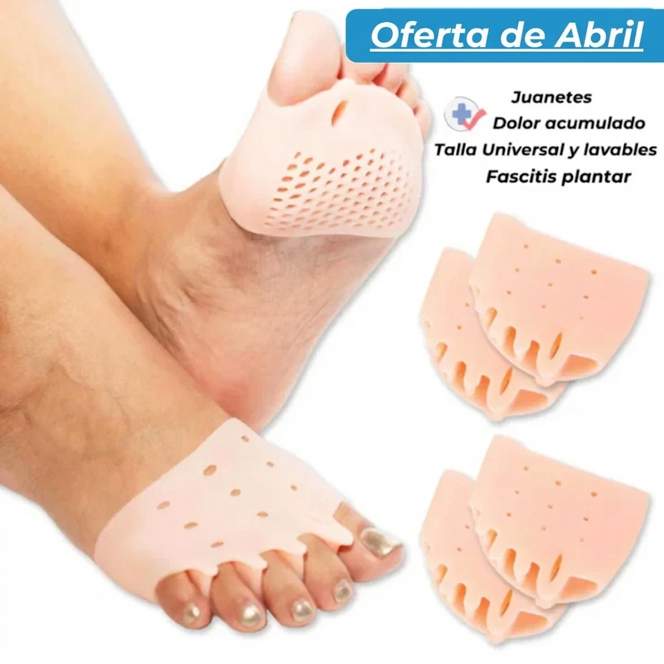Almohadillas terapéuticas con Separador de dedos